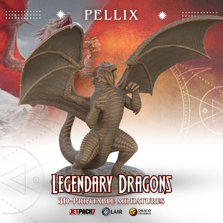 Pellix from Legendary Dragons's Cover