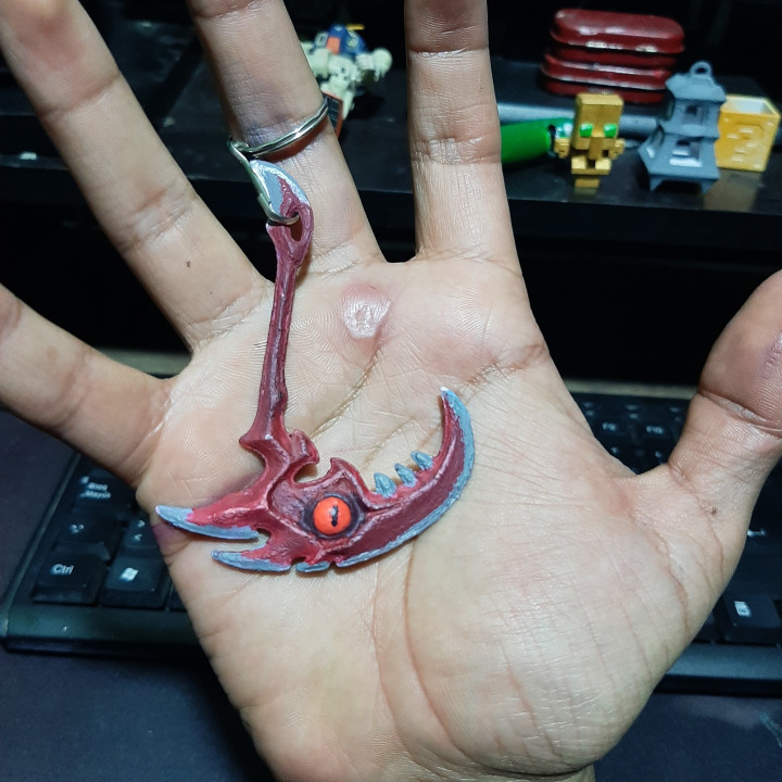 league of legends Rhaast, kayn scythe keychain