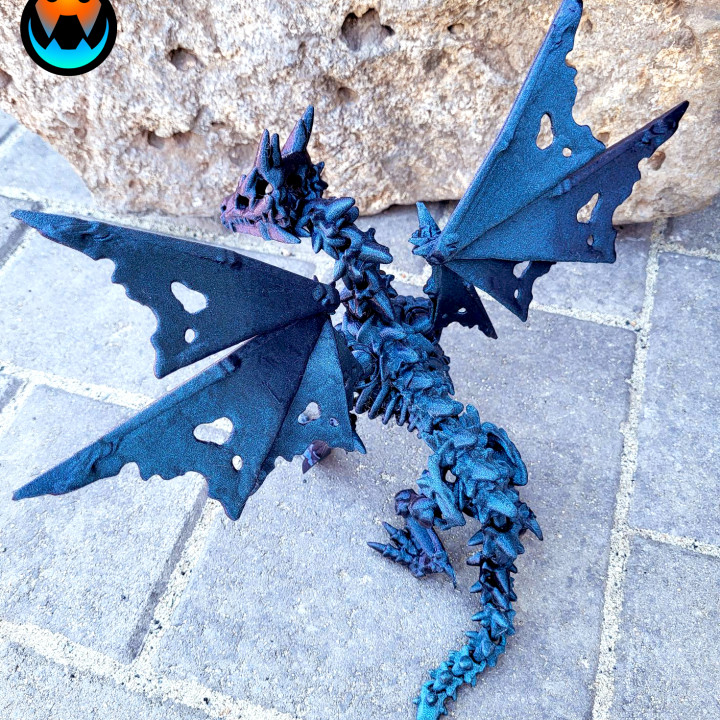 3D Printable Wraithwing Dragon By Cinderwing3D