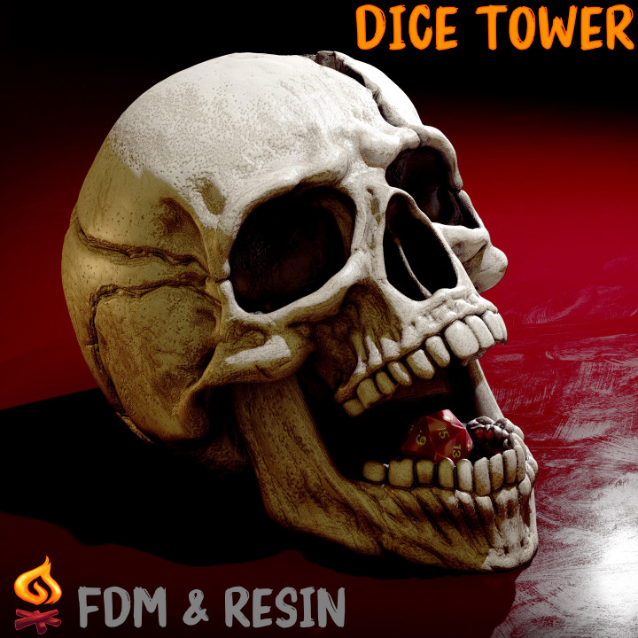 Cracked Skull - Dice Tower image