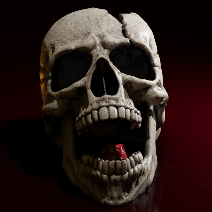 Cracked Skull - Dice Tower image