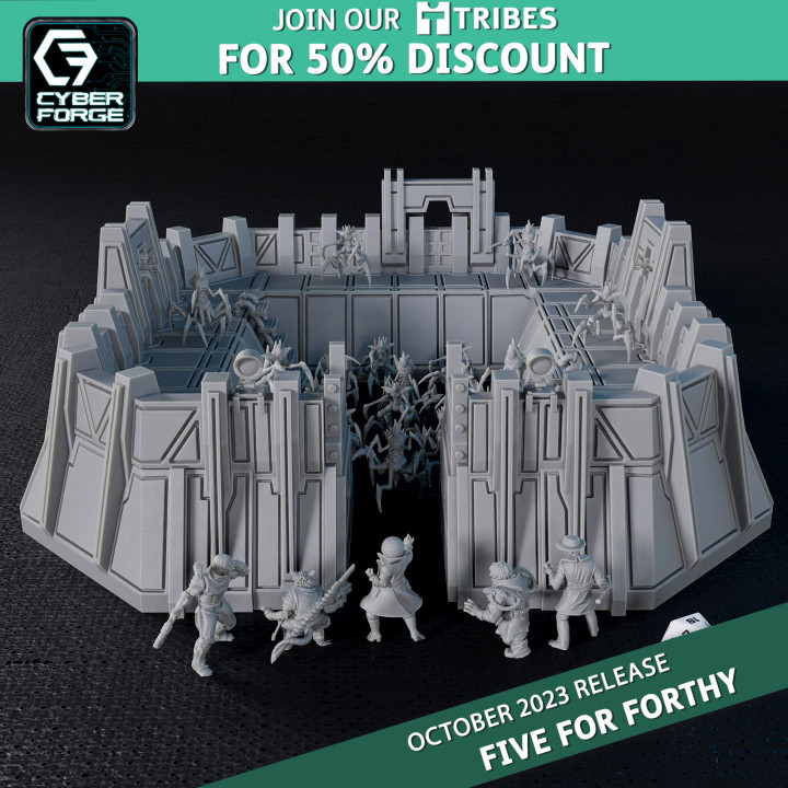 Cyber Forge Five For Forthy Terrain image