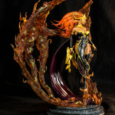 Picture of print of Lorna, Goddess of Flame + NSFW (1:12 scale and 75mm scale)