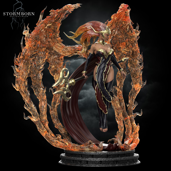 Lorna, Goddess of Flame + NSFW (1:12 scale and 75mm scale) image