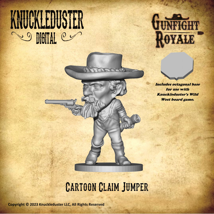The Claim Jumper, Cartoon Gunfighter image