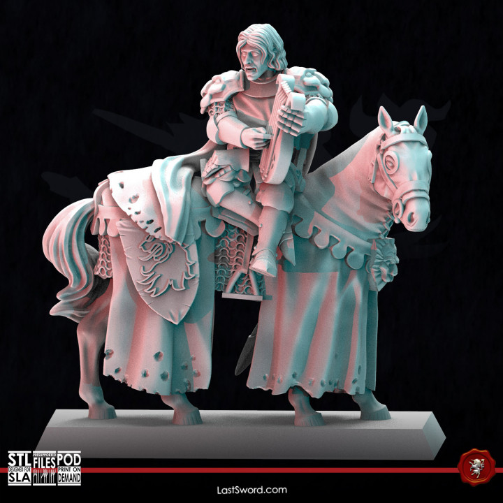 Troubadour of Neverra on horse image