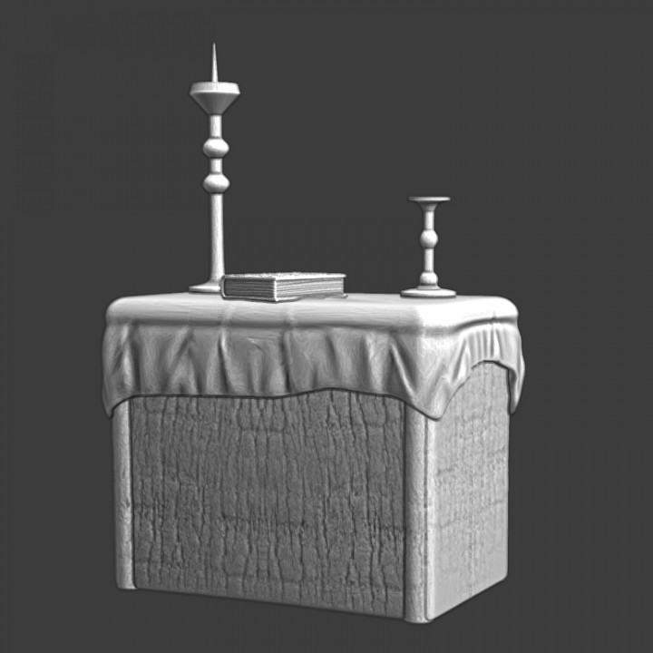 Medieval Alter - Wargaming prop