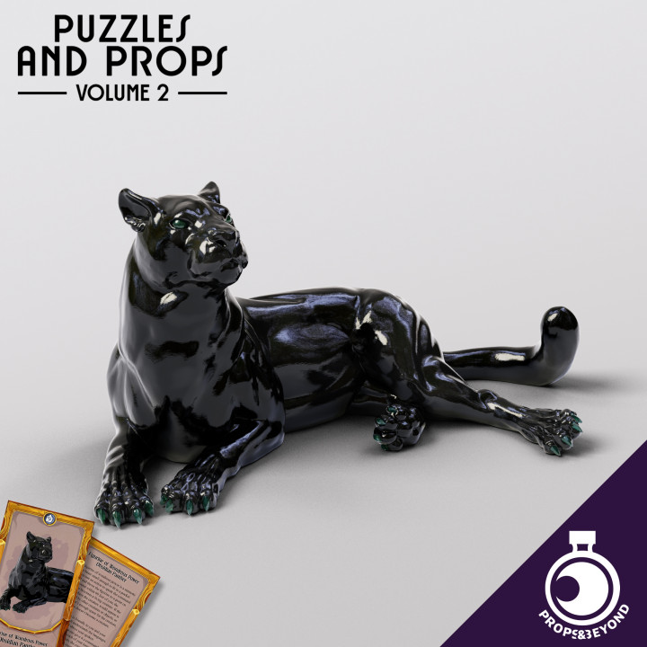 Figurine of Wondrous Power - Obsidian Panther image