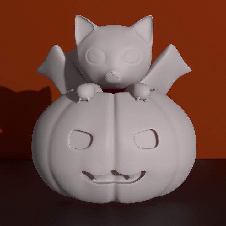 Pumpkin cat image