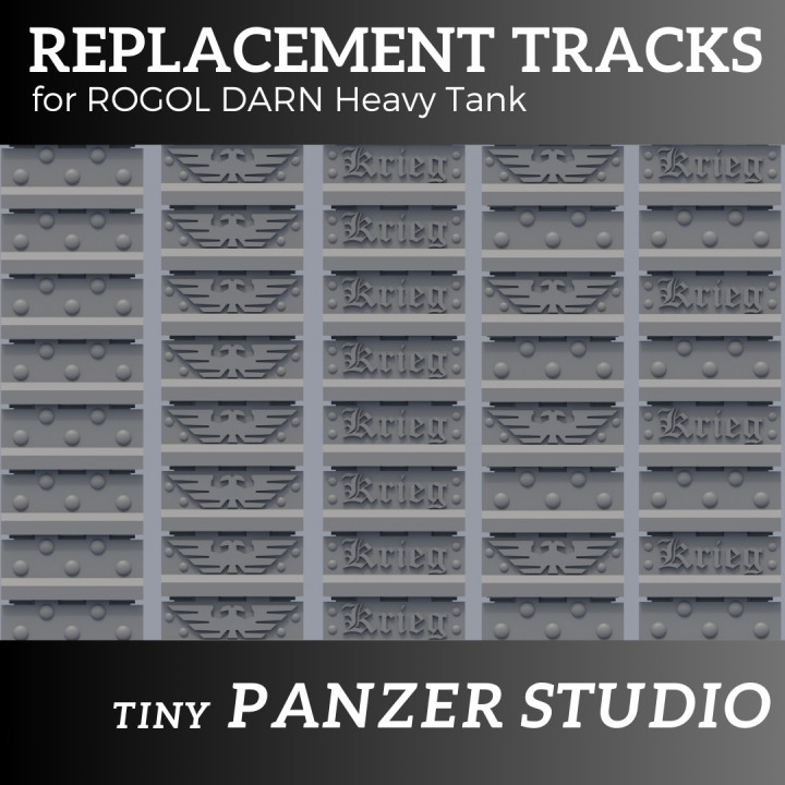 Replacement tracks for heavy tank image
