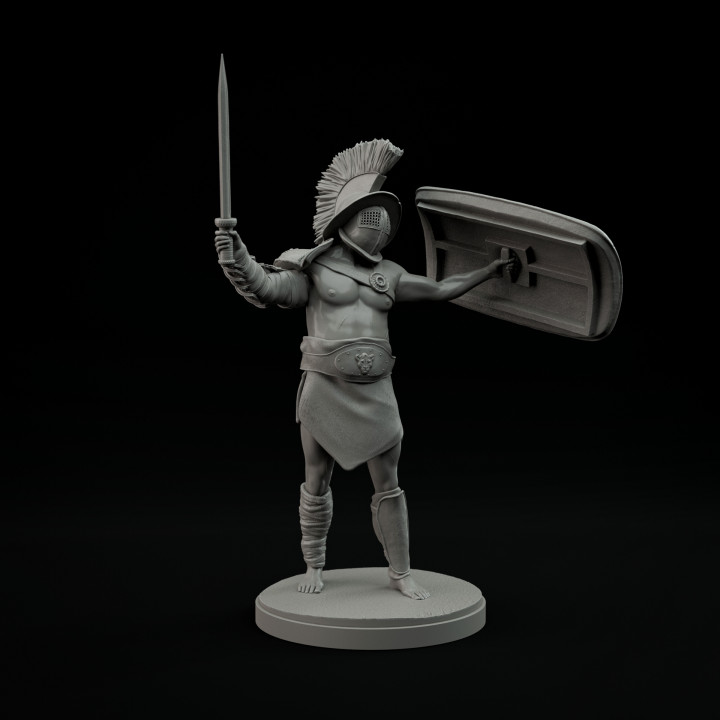 Murmillo Roman gladiator miniature