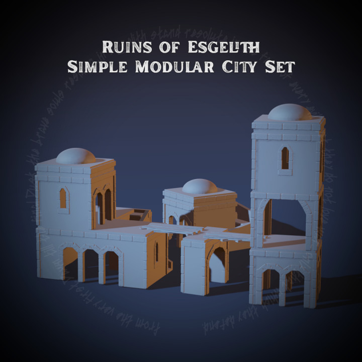 Ruins of Esgelith - Simple Modular City Set