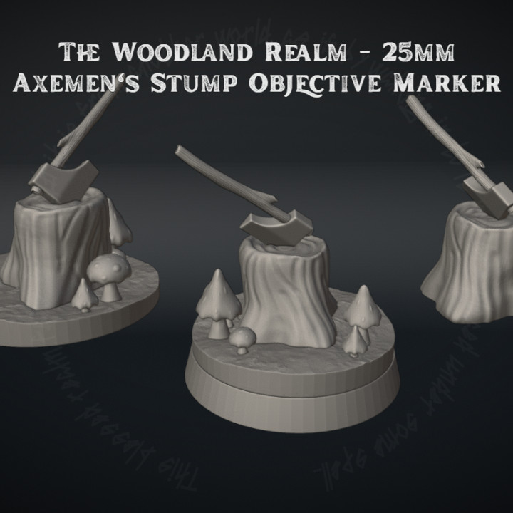 The Woodland Realm - Axeman's Stump Objective Marker image