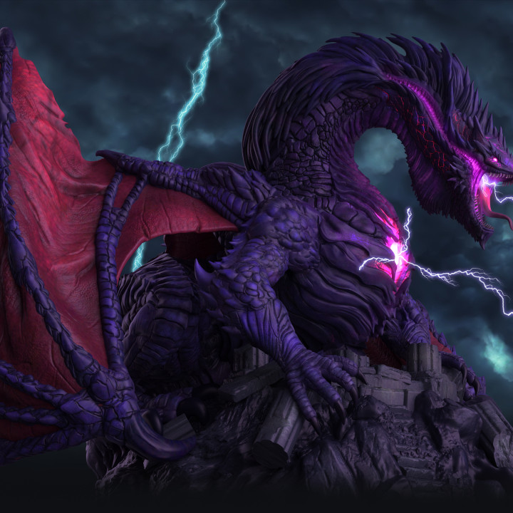 Purple Storm Dragon's Cover
