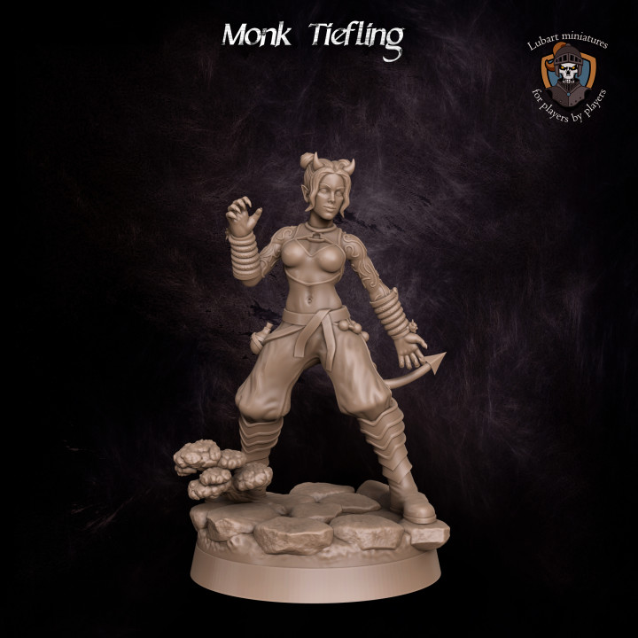 Monk Tiefling image