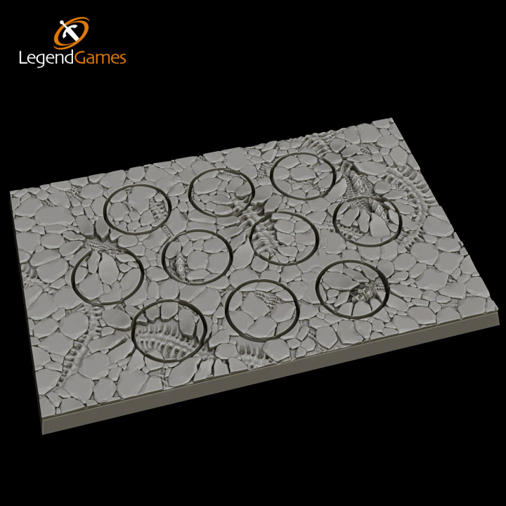 LegendGames 25mm Round Tyranid Bases x10