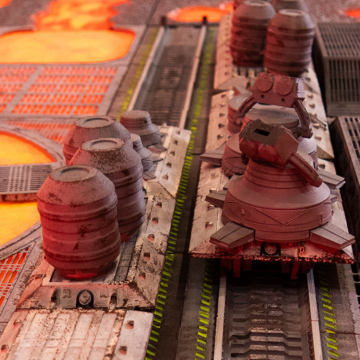 Factory Rail System or Assembly Line Terrain image