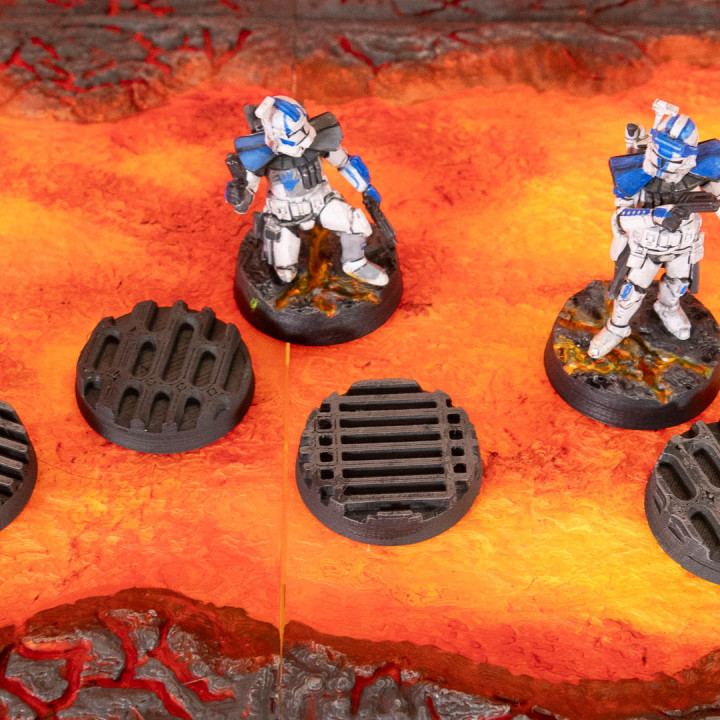 Lava-Themed Mini Bases