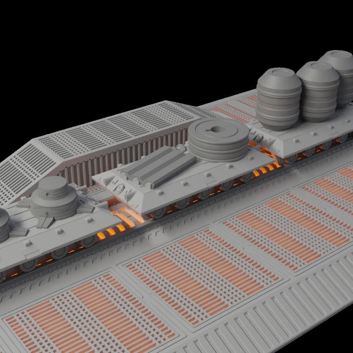 Factory Rail System or Assembly Line Terrain image