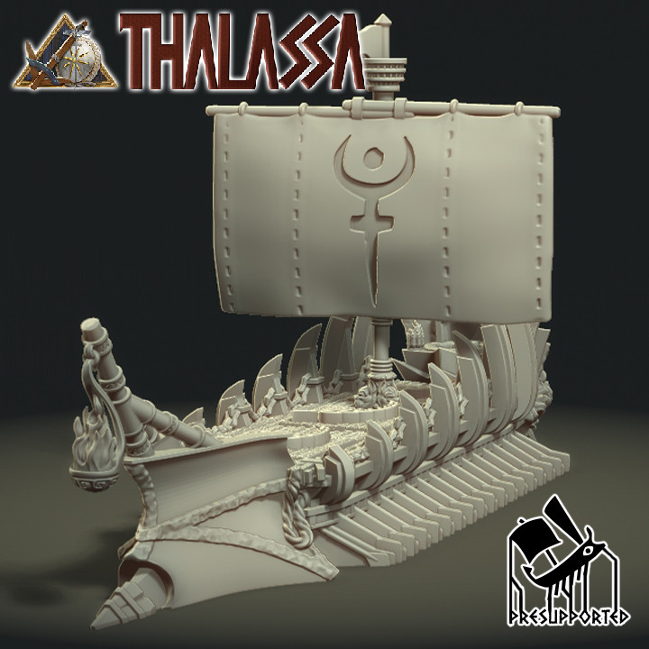 Thalassa: Hades Hellenic Patron Trireme Main Ship image