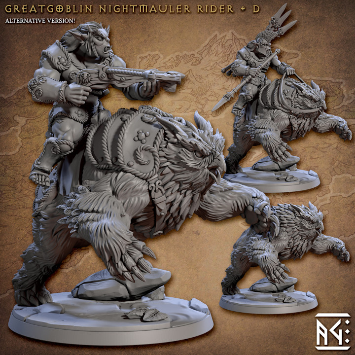 Greatgoblin Nightmauler Rider - D (Bronzeclad Greatgoblin) image