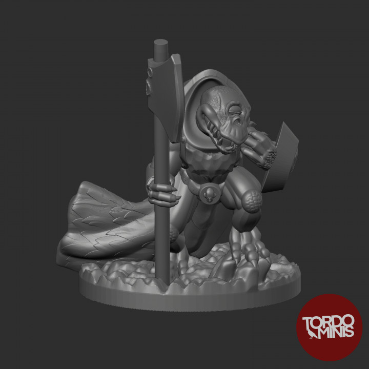 Gealic Demons: Ciclops hero (10mm)