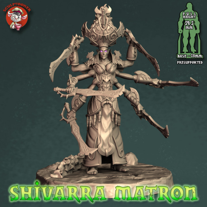 Shivarra Matron - 32mm scale pre-supported image