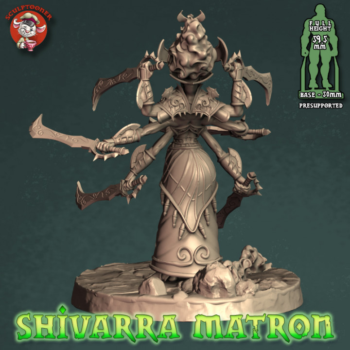 Shivarra Matron - 32mm scale pre-supported image