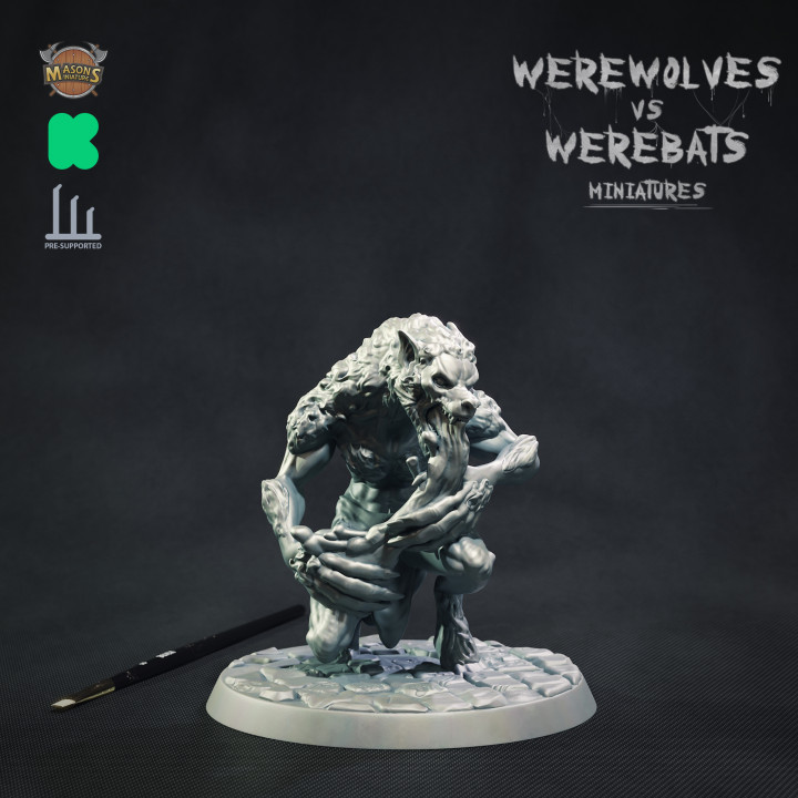 Werewolves VS Werebats - full set (29 STL's) image