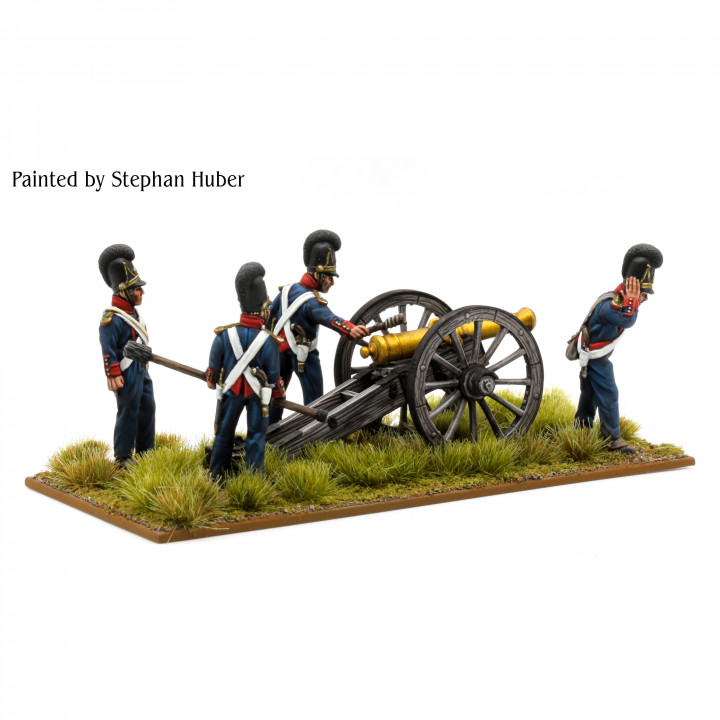 Napoleonic Bavarian 6-Pounder Artillery Firing image