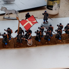 Picture of print of WW2 Danish Infantry