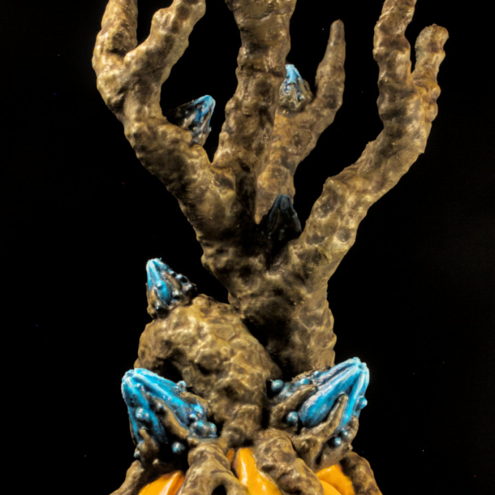 Tabletop plant: "Pumpkin Tree" (Alien Vegetation 50 / Halloween Plant)