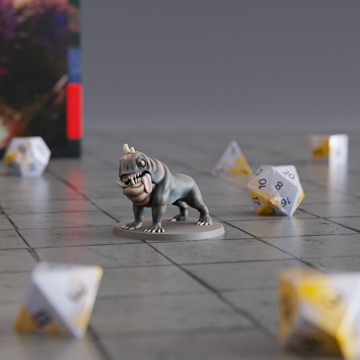 Tshumbla Pack - 4 Dog Creature Miniatures image