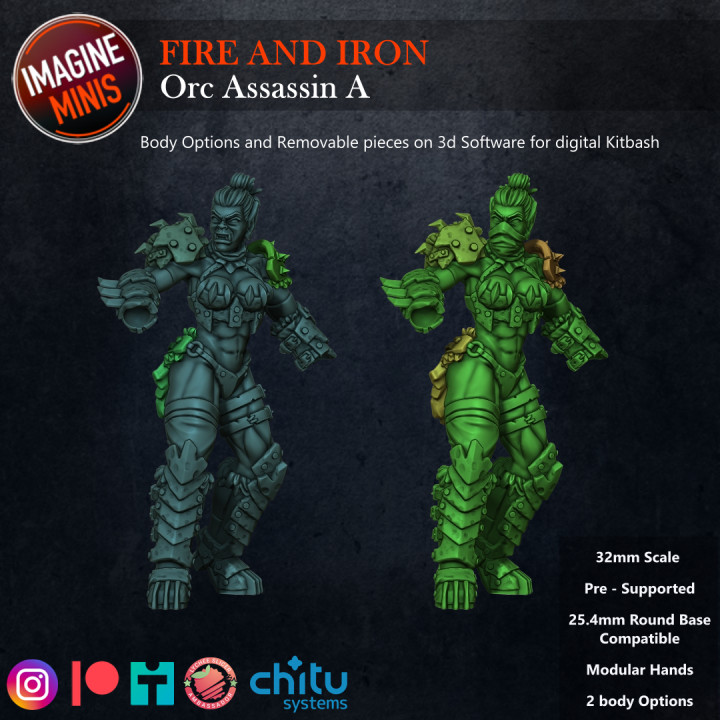Fire and Iron - Orc Assassin A