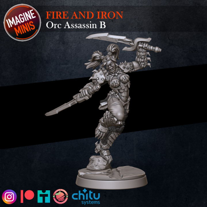 Fire and Iron - Orc Assassin B image