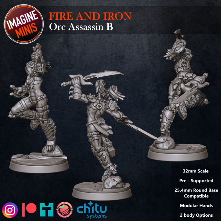 Fire and Iron - Orc Assassin B image