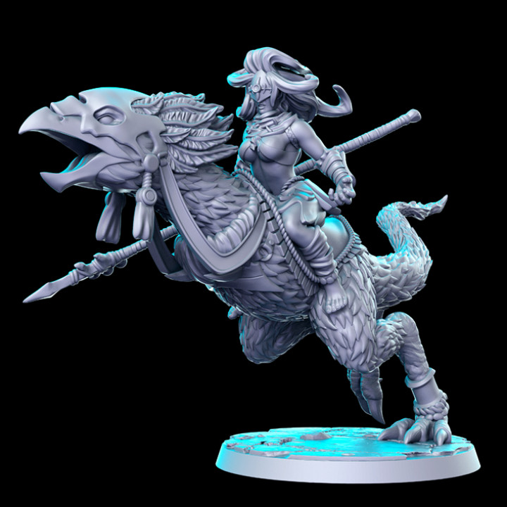 PRE-SUPPORTED Rider of Loss - 32mm - DnD