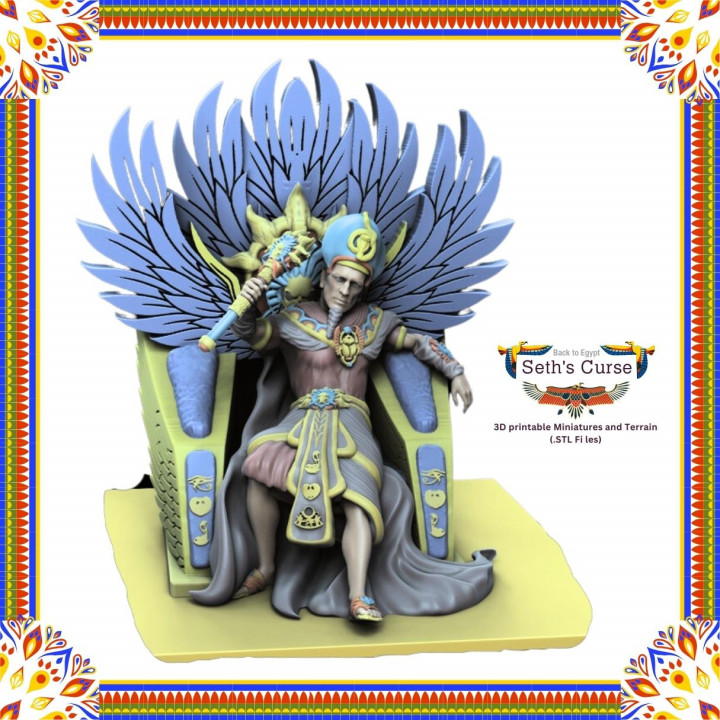 The Pharaoh and his Throne image