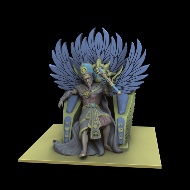 The Pharaoh and his Throne image