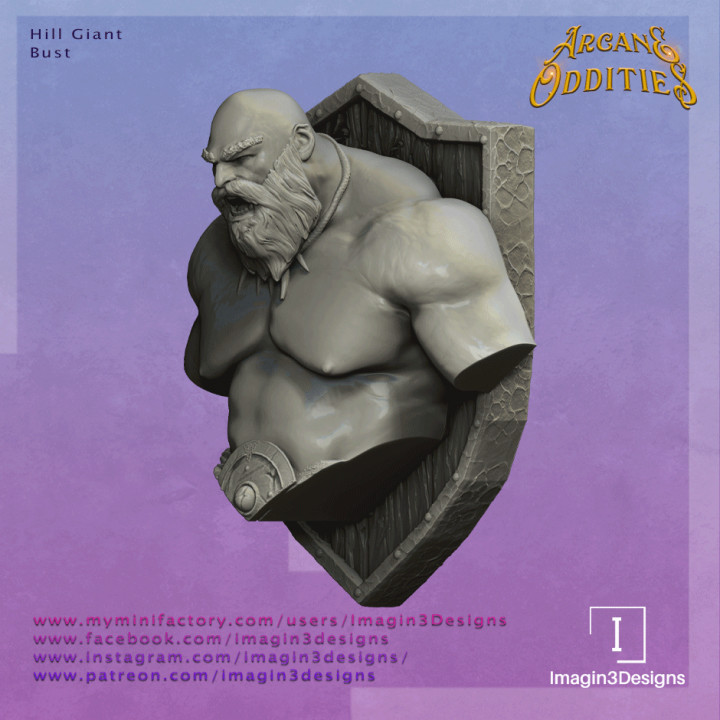 Pre-Supported Hill Giant Bust image