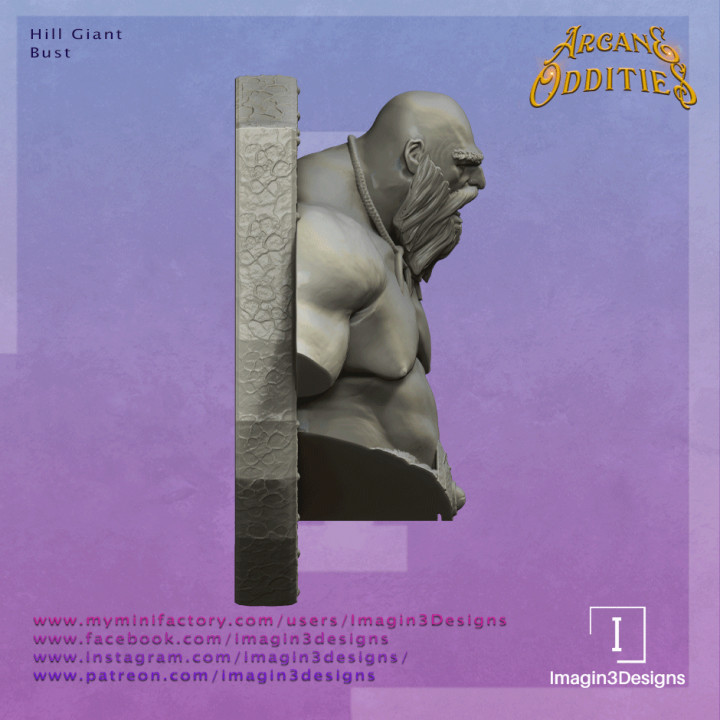 Pre-Supported Hill Giant Bust image