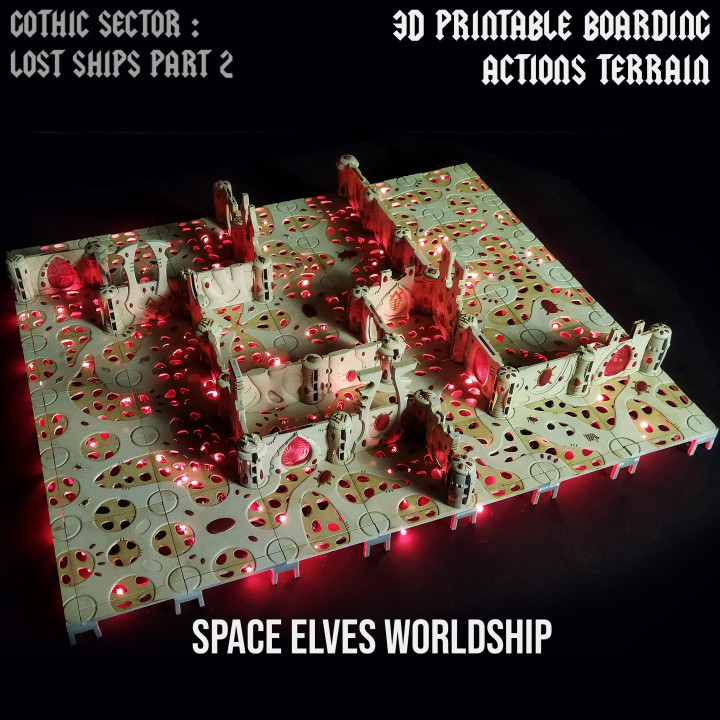 Space Elves Worldship - A boarding action terrain image