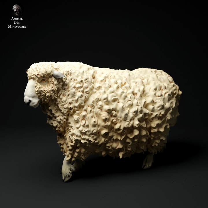 3D Printable Devon and Cornwall Longwool Sheep Walk by Animal Den ...