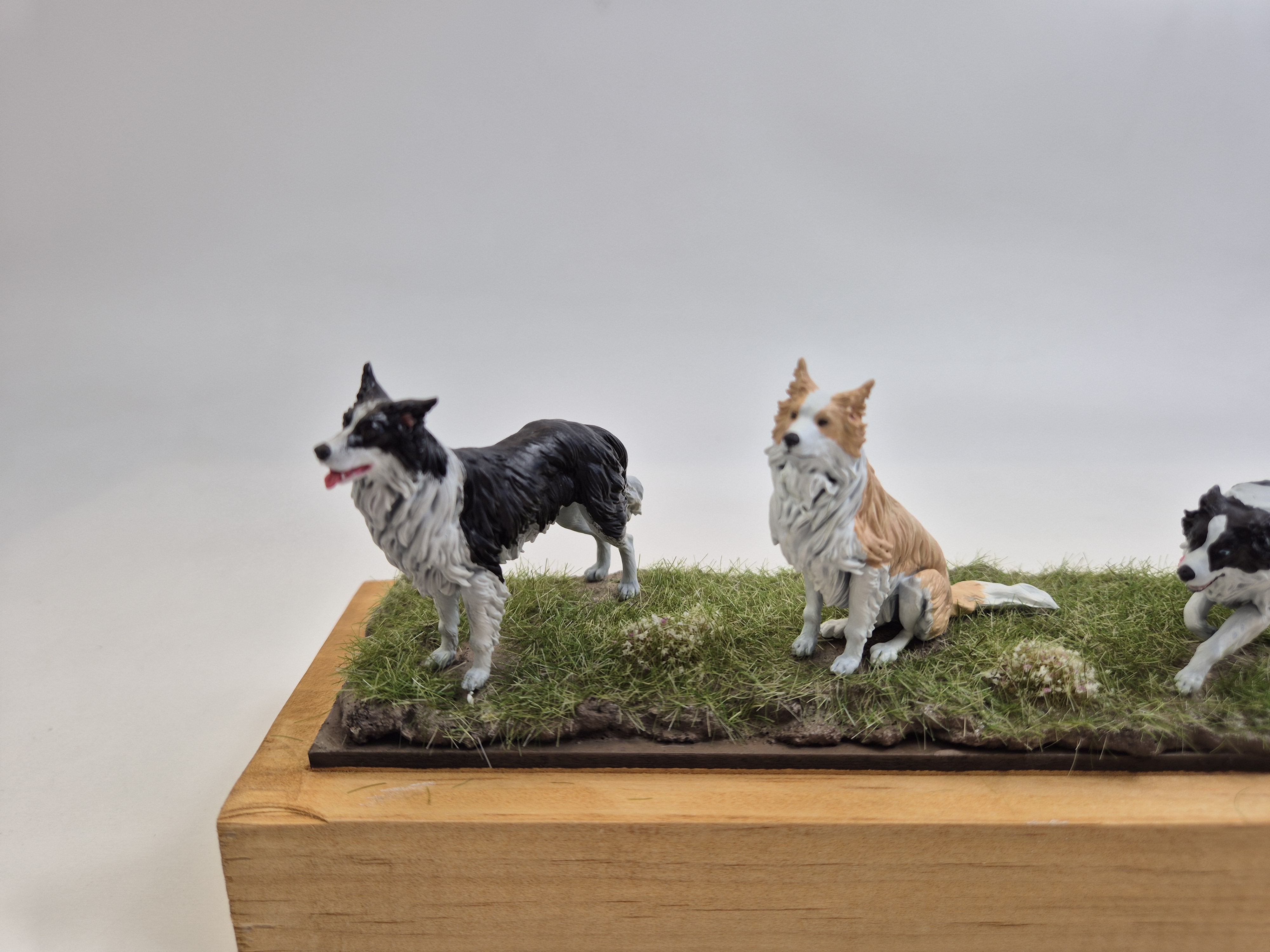 3D Print of Border Collie Dog Pack by modelmaker1971