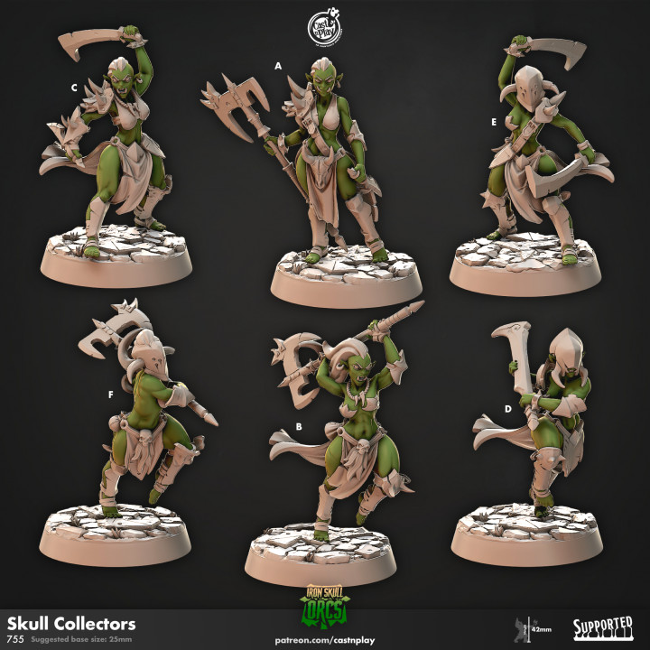 Skull Collector Orcs (Pre-Supported) image