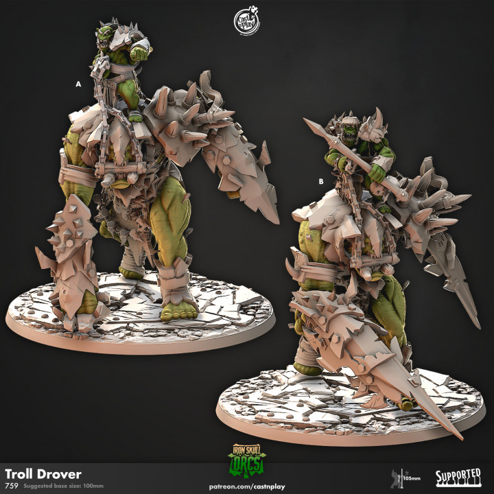 Troll Drover (Pre-Supported) image