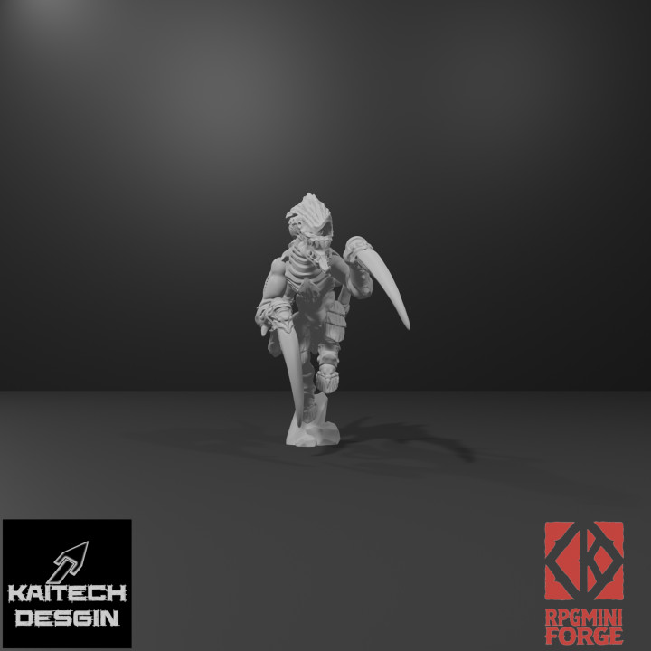 Space alien melee infantry v2 - KaiTech Design image