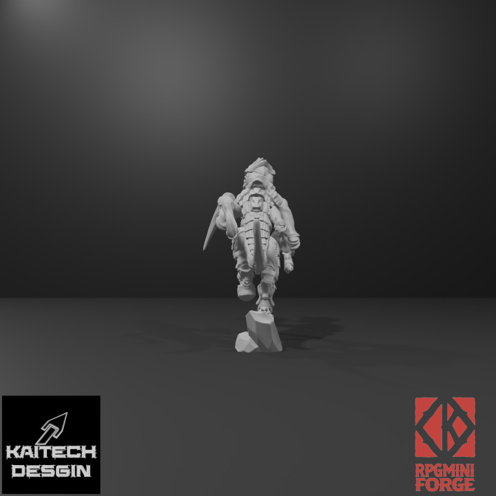 Space alien melee infantry v2 - KaiTech Design image