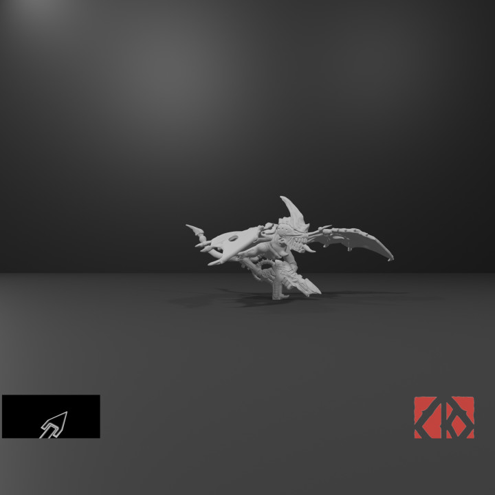 Space bug alien shooting flyers - KaiTech Design image