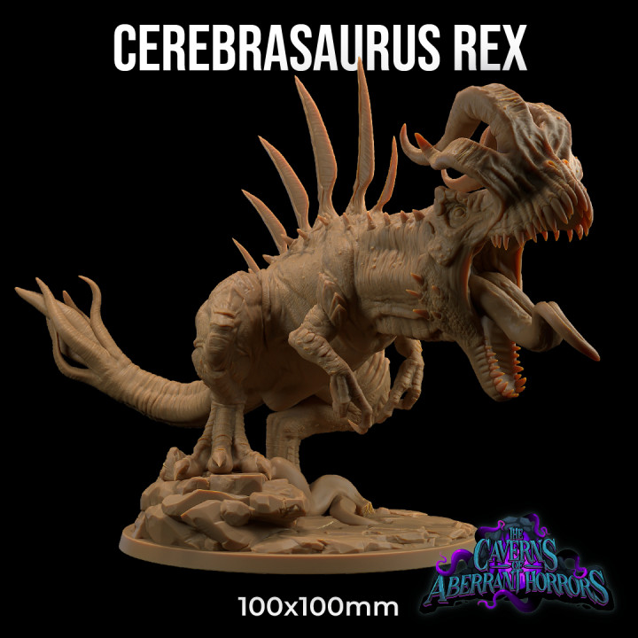 Cerebrasaurus Rex | PRESUPPORTED | The Caverns of Aberrant Horror image